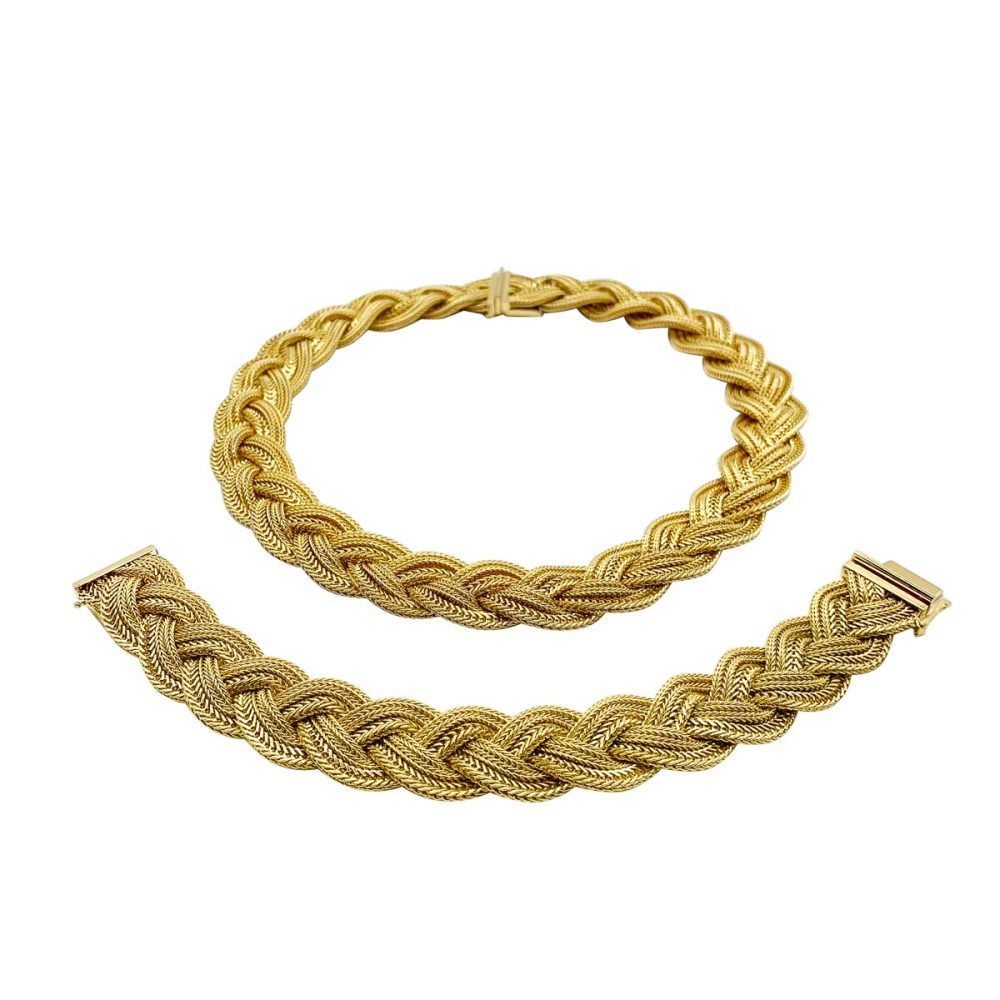 Vintage Dior Plaited Collar