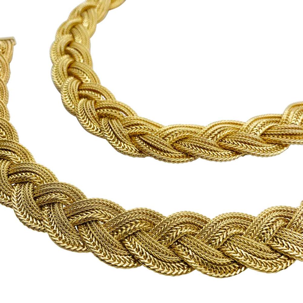 Vintage Dior Plaited Collar
