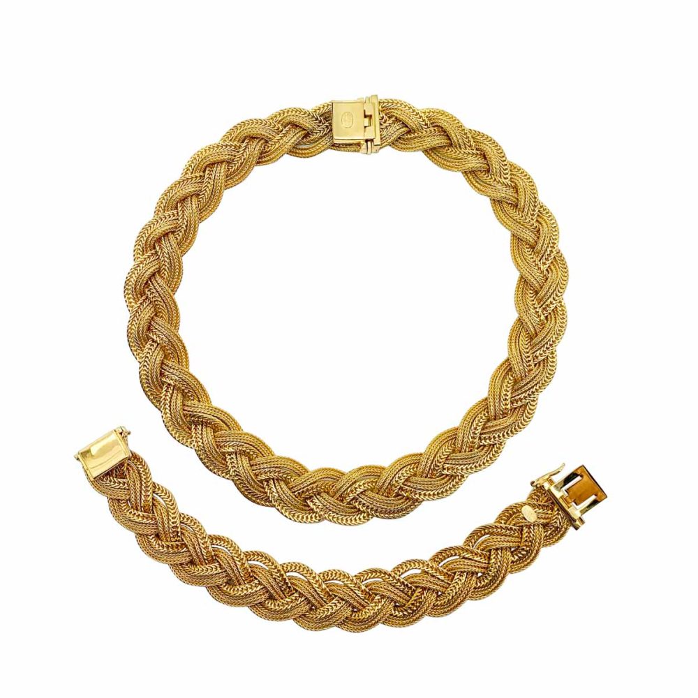 Vintage Dior Plaited Collar