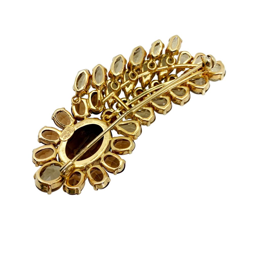 Vintage Dior Topaz Brooch