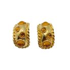 Jennifer Gibson Jewellery 1340 (2) Vintage Escada Huggie Earrings
