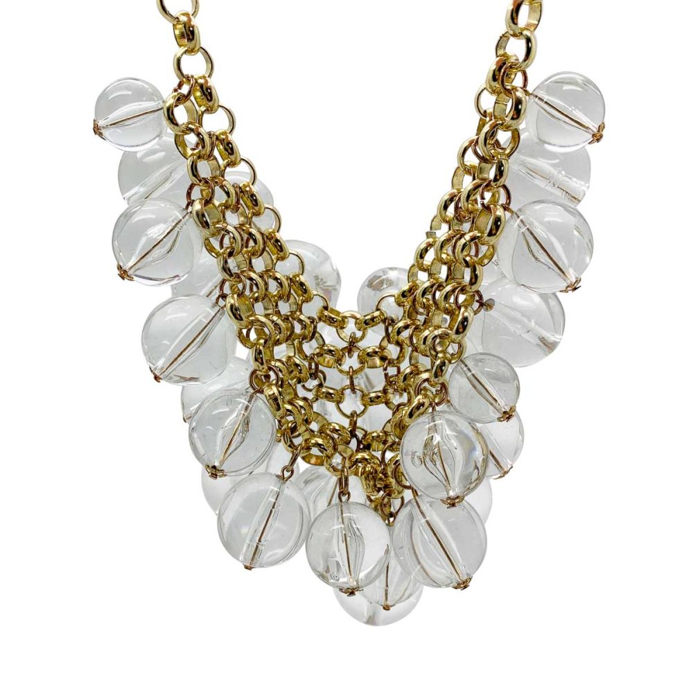Vintage Sphere Orb Necklace