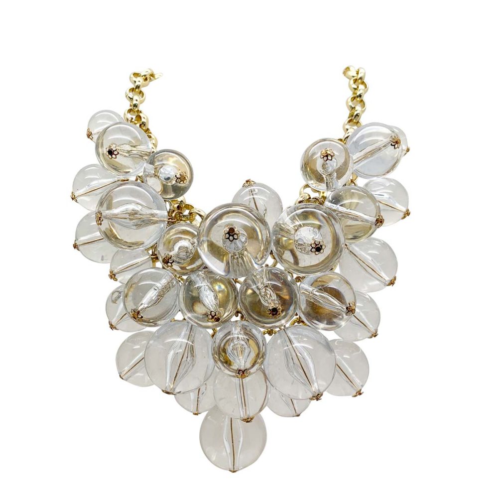 Vintage Sphere Orb Necklace
