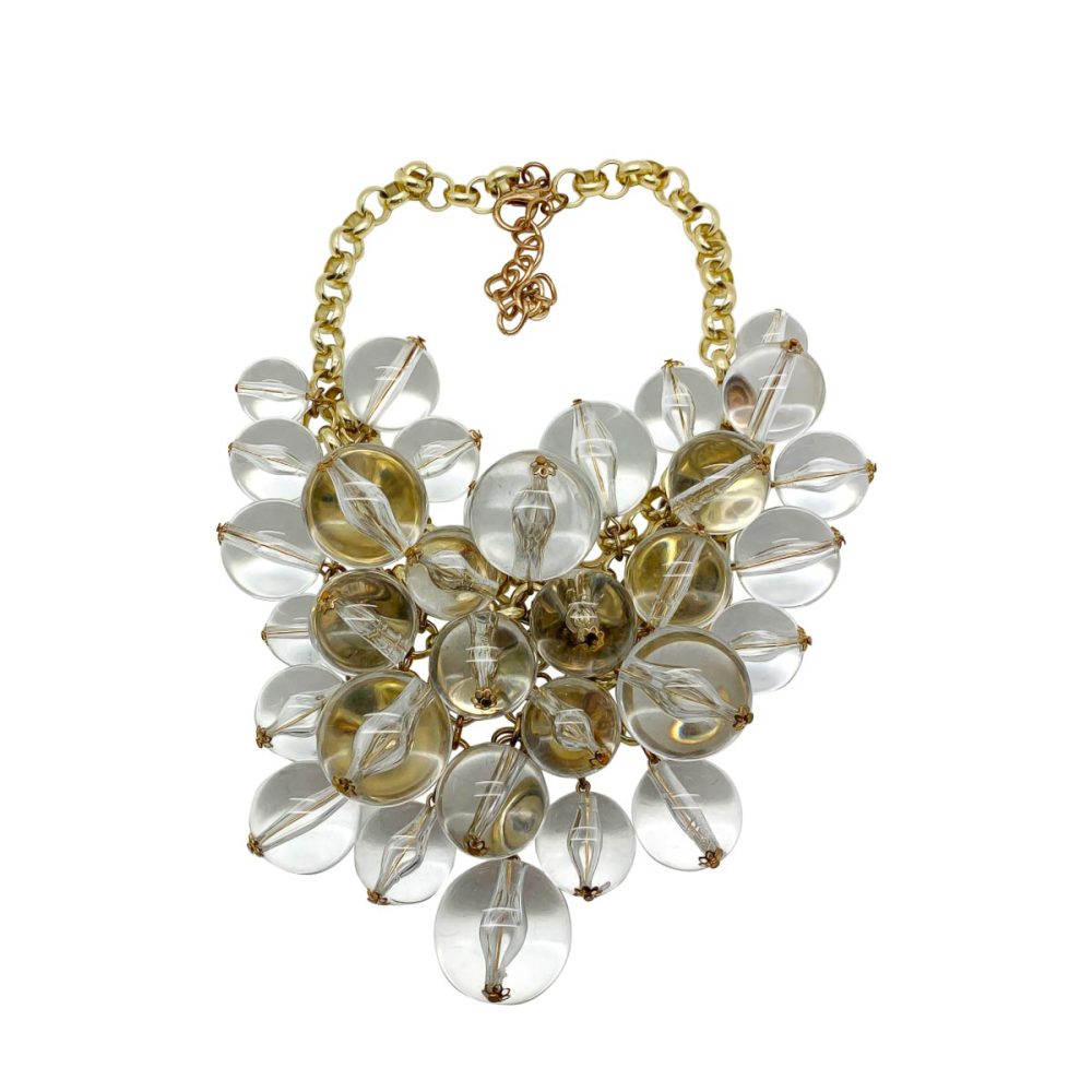 Vintage Sphere Orb Necklace
