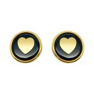 Jennifer Gibson Jewellery 1347 (2) Vintage Moschino Heart Earrings