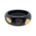 Jennifer Gibson Jewellery 1349 (2) Dior Resin Heart Bangle
