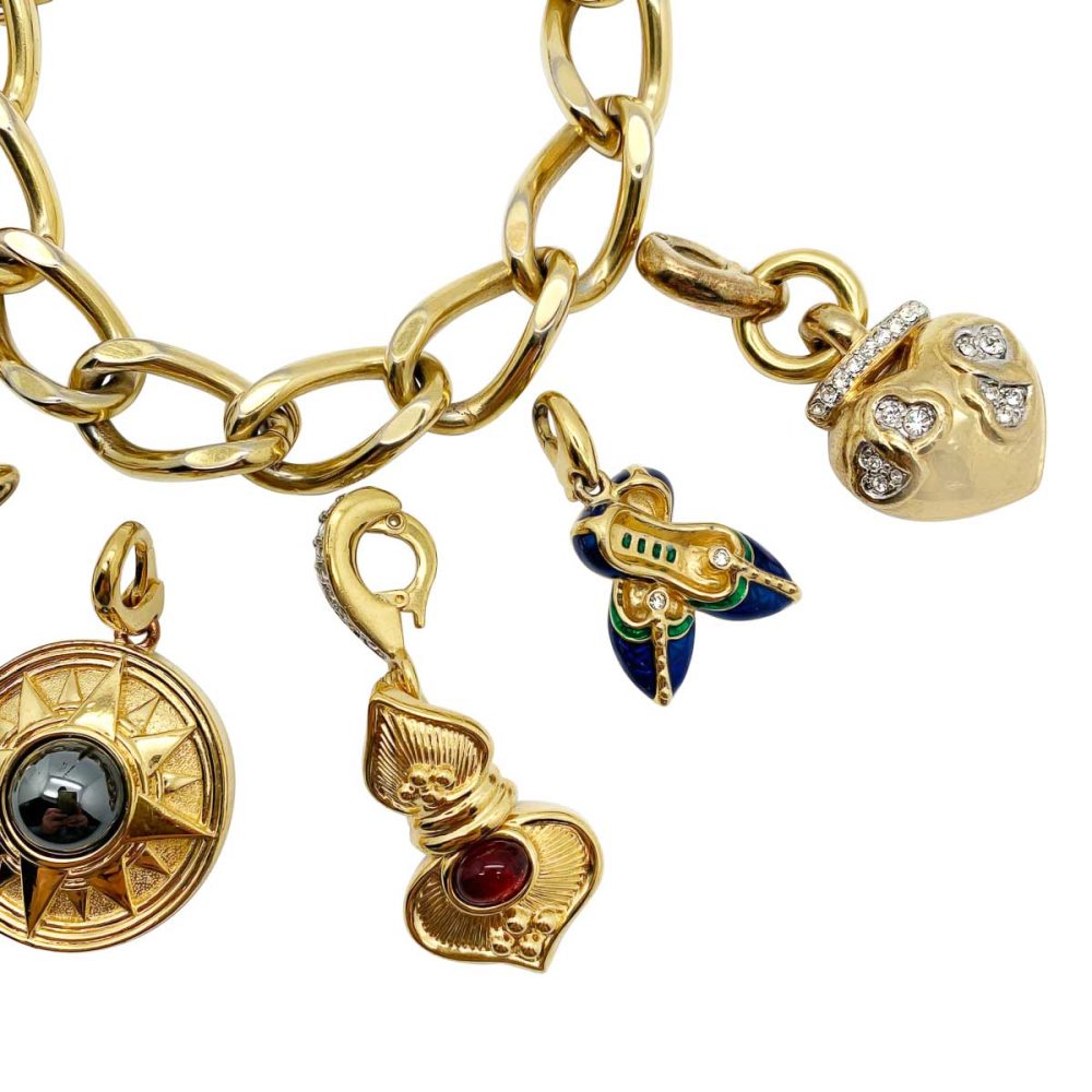Vintage Detachable Charm Bracelet
