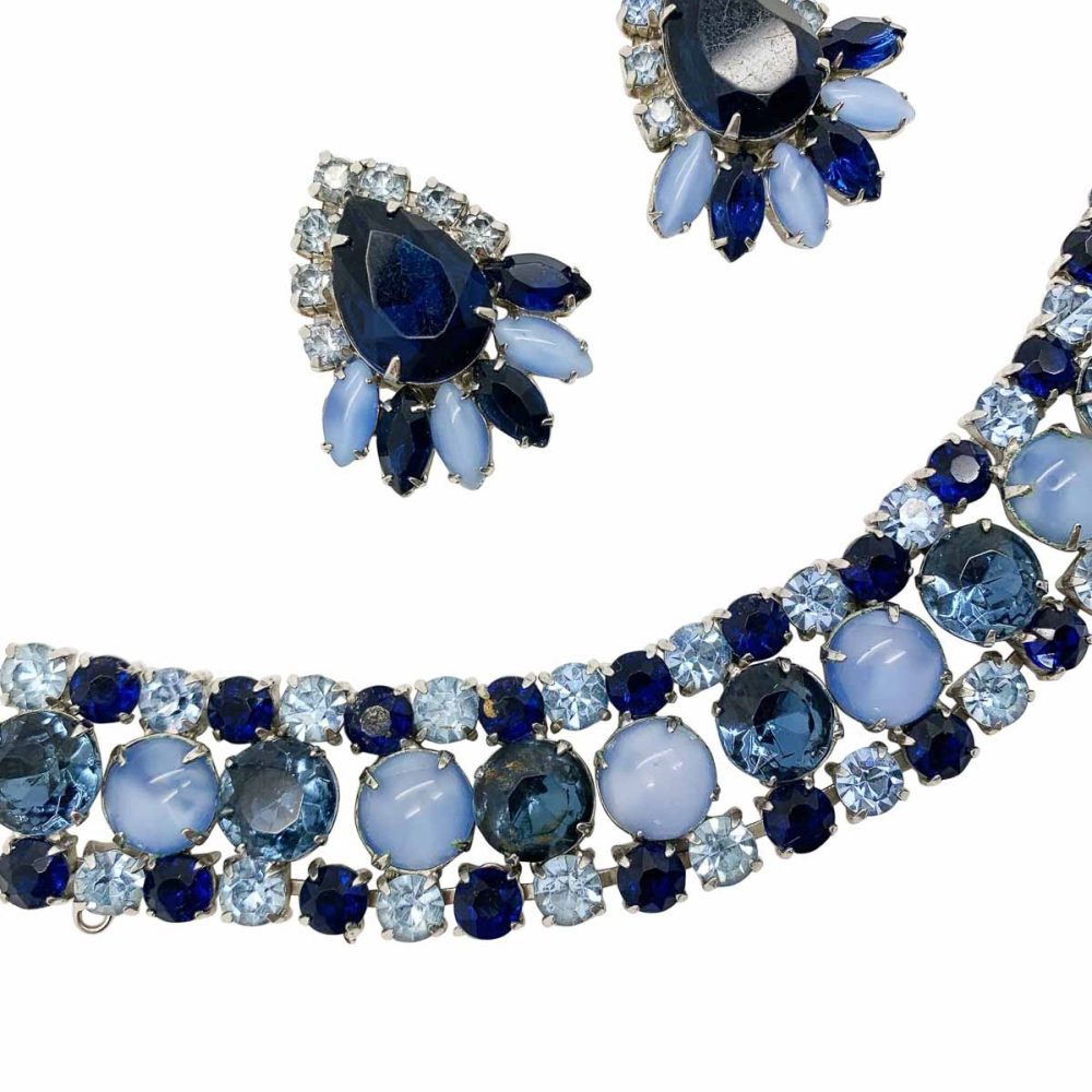 Vintage Moonglow Glass Bracelet