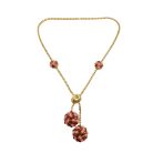 Jennifer Gibson Jewellery I 1363 (1) Vintage Carven Paris Cabochon Sautoir