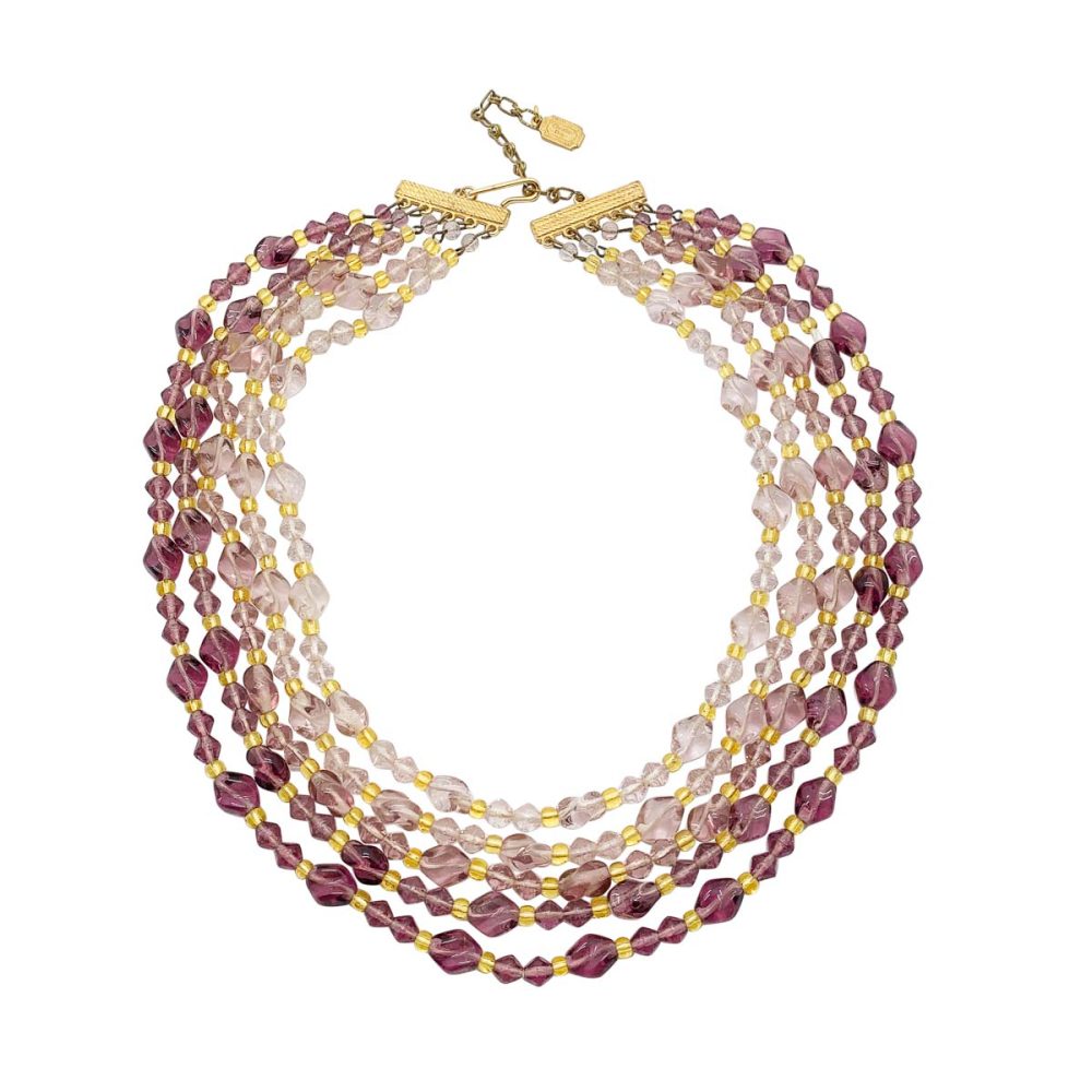 Vintage Dior Amethyst Necklace