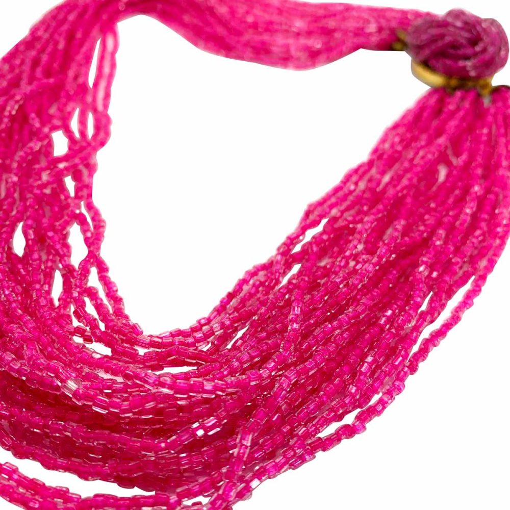 Vintage Dior Shocking Pink Necklace