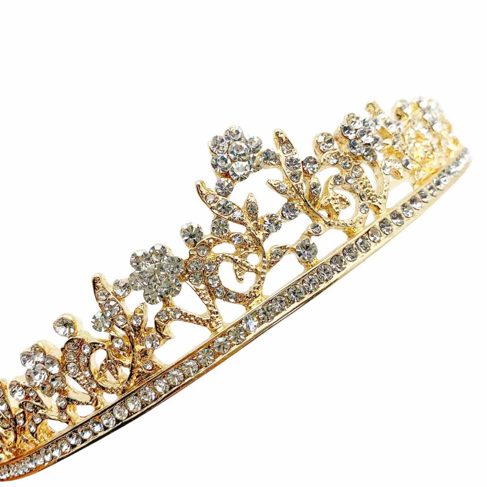 vintage floral tiara