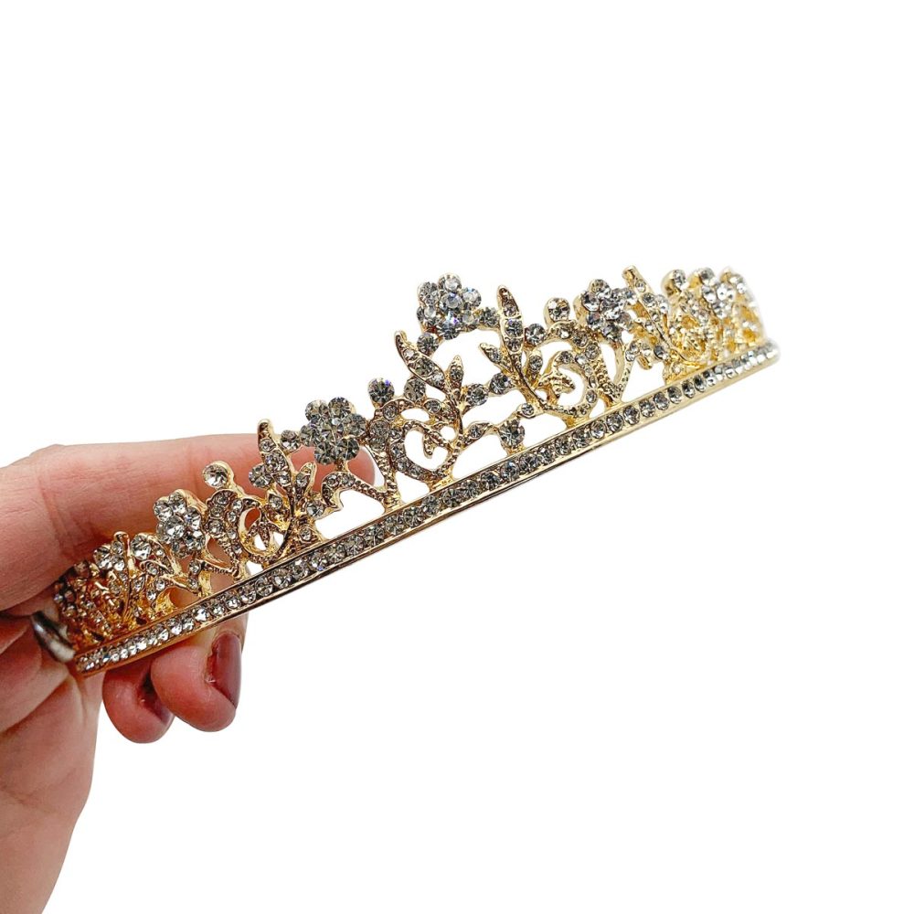 vintage floral tiara