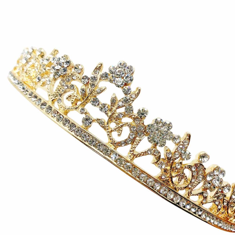 vintage floral tiara