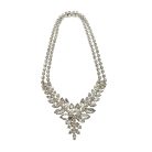 Jennifer Gibson Vintage Jewellery I 1374 (6) vintage marquise rhinestone necklace