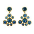 Jennifer Gibson Vintage Jewellery 1398 (2) Vintage KJL Sapphire Earrings
