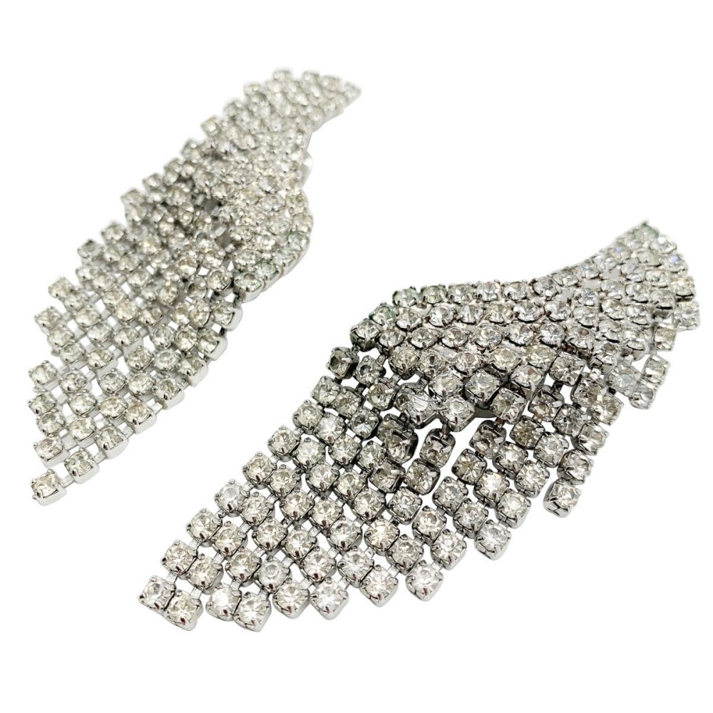 Vintage ear climber tassel earrings