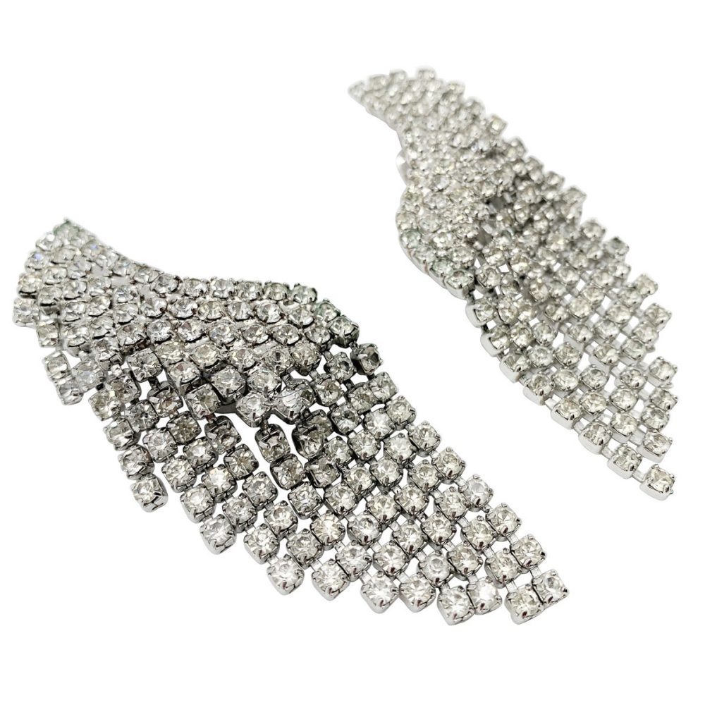 Vintage ear climber tassel earrings