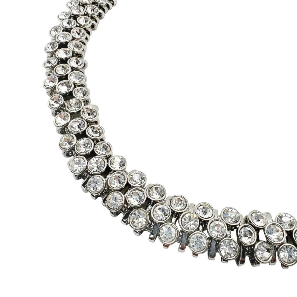 Rhinestone Dotty Necklace 2000s