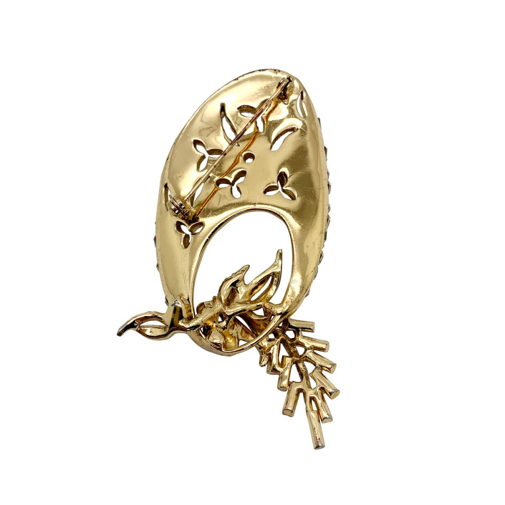 Vintage garland swag brooch