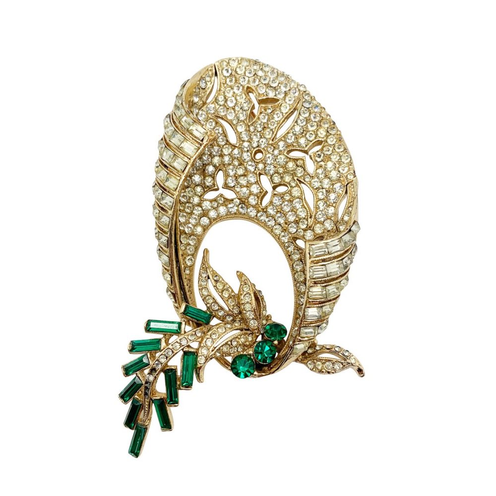 Vintage garland swag brooch