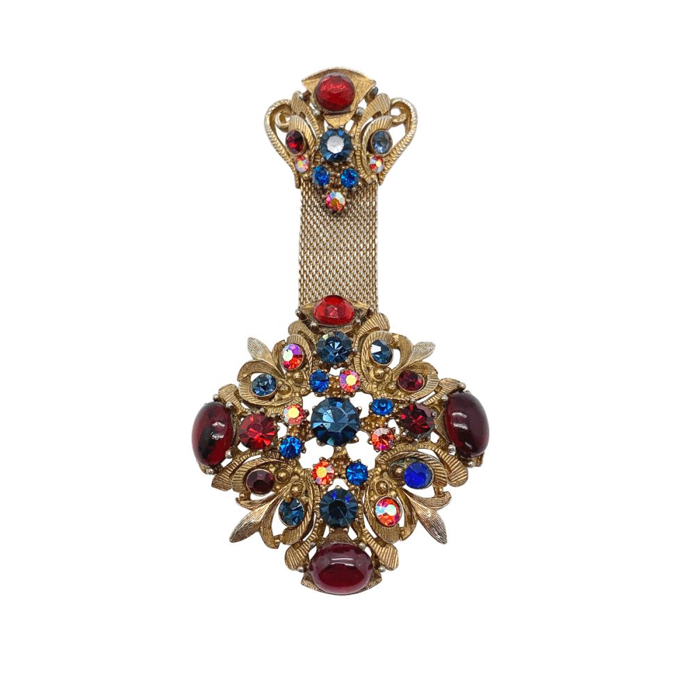 vintage Byzantine medal brooch
