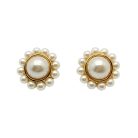 Jennifer Gibson Vintage Jewellery 1450 (2) vintage Napier pearl earrings