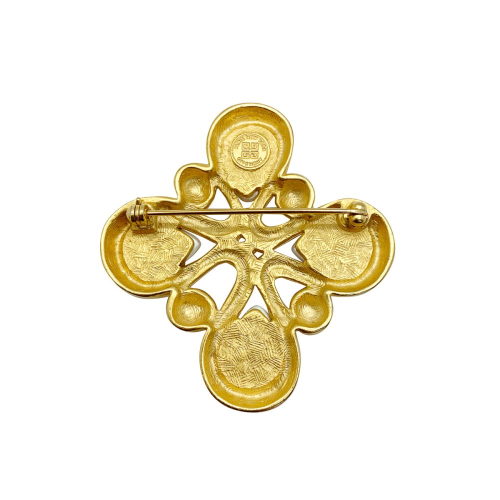 vintage Givenchy pearl brooch