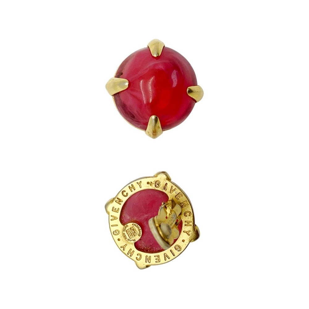 vintage Givenchy pink earrings