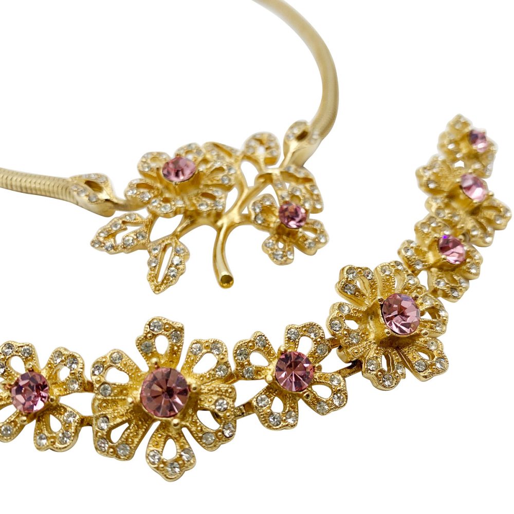vintage Givenchy floral necklace