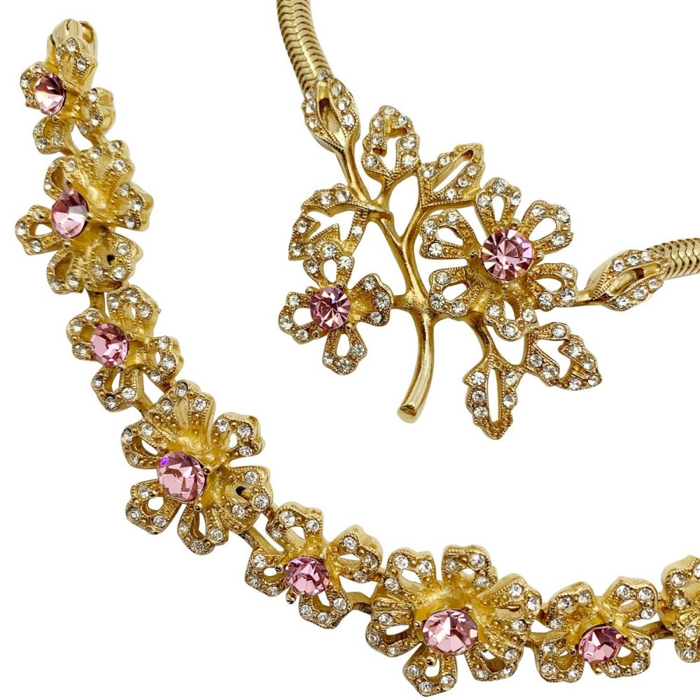 vintage Givenchy floral necklace