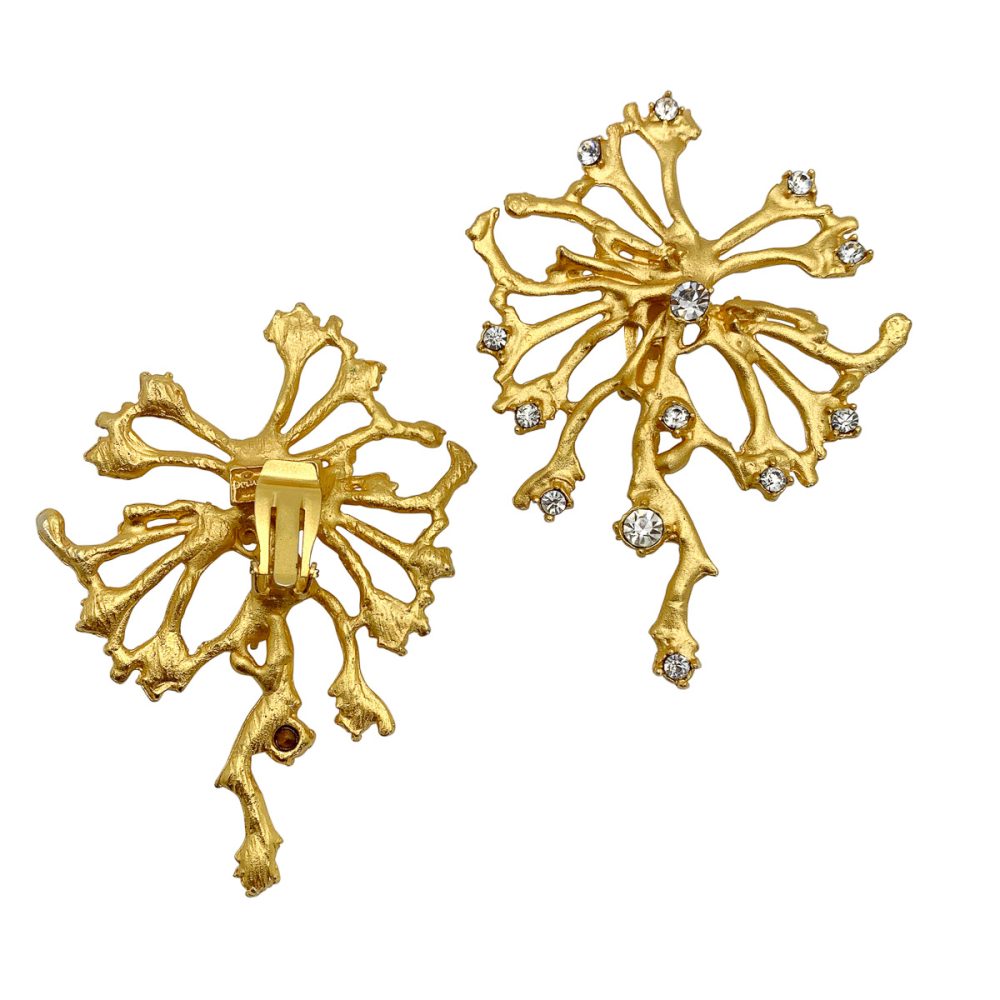 Vintage Coral Branch Earrings