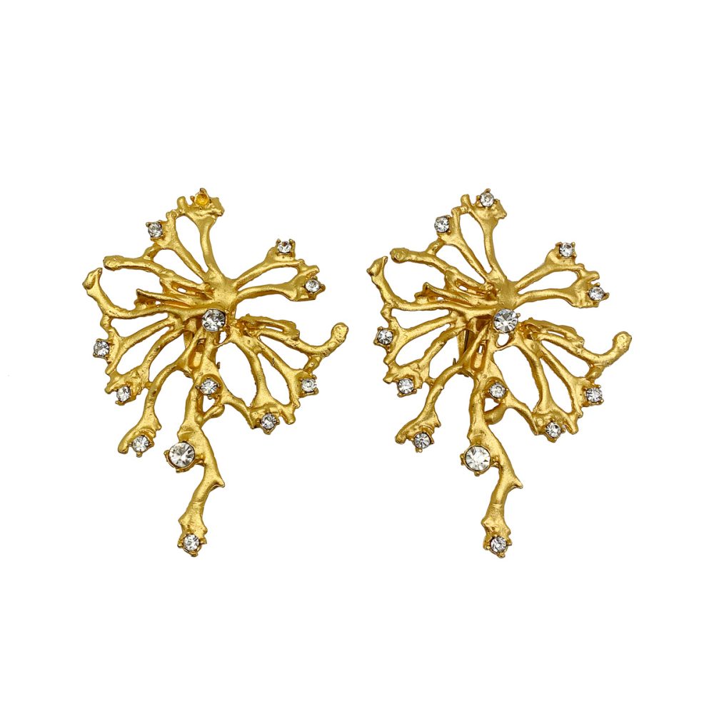 Vintage Coral Branch Earrings