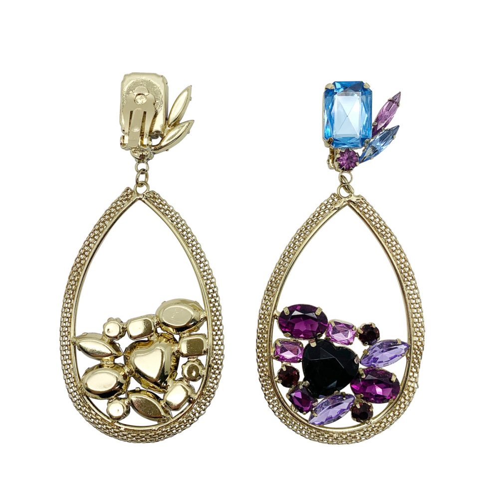 Vintage Amethyst Drop Earrings