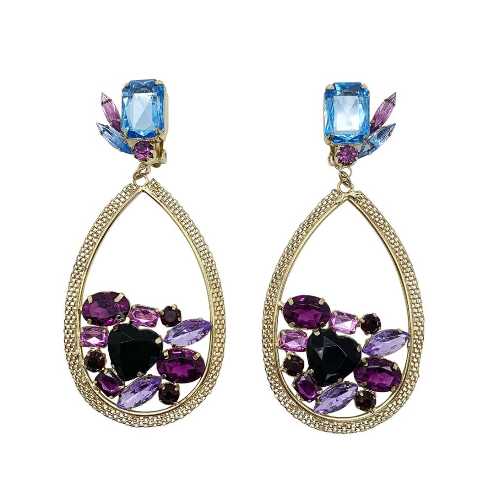 Vintage Amethyst Drop Earrings