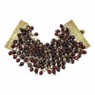 Jennifer Gibson Jewellery 1471 (2) Vintage Ruby Droplet Cuff
