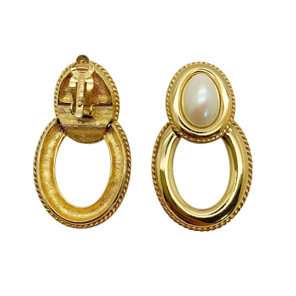 Vintage Givenchy Doorknocker Earrings