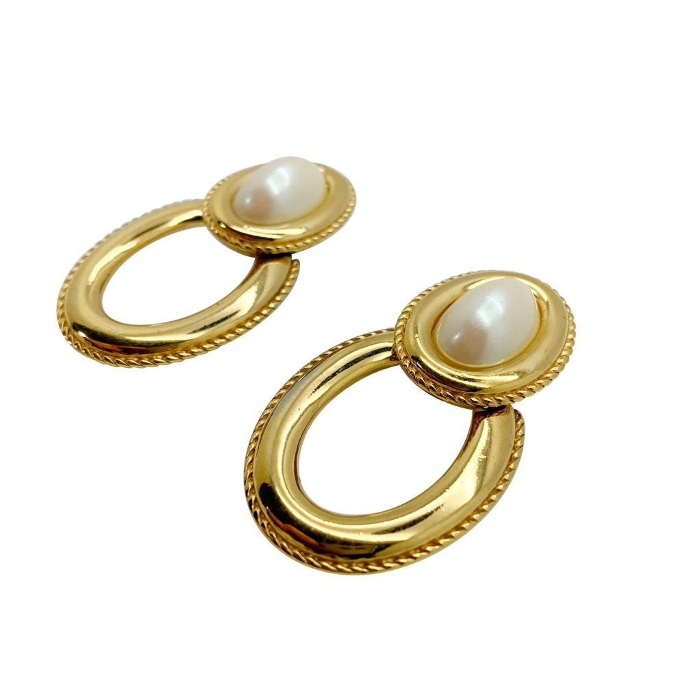 Vintage Givenchy Doorknocker Earrings
