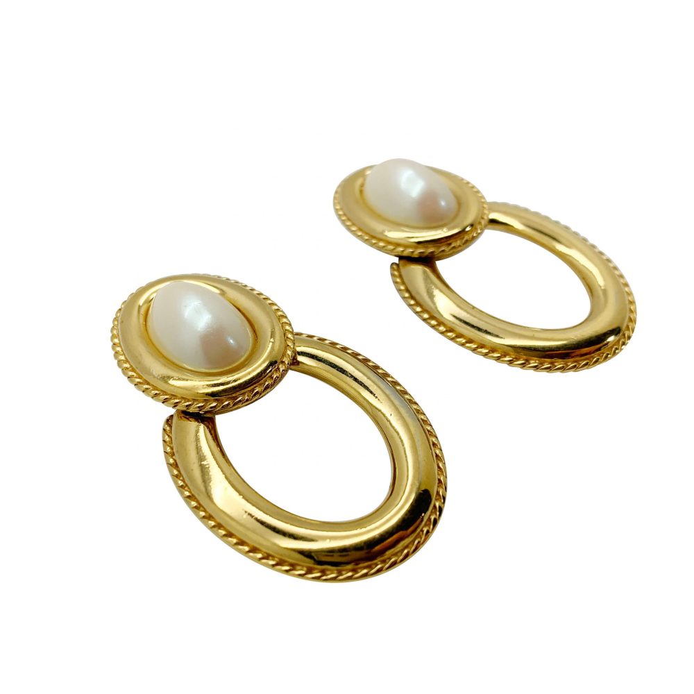 Vintage Givenchy Doorknocker Earrings