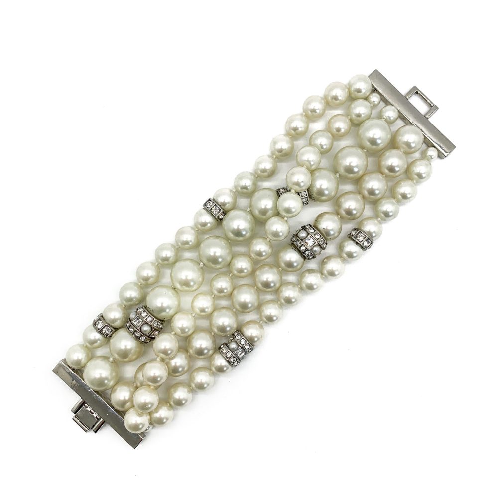 Vintage Givenchy Pearl Bracelet