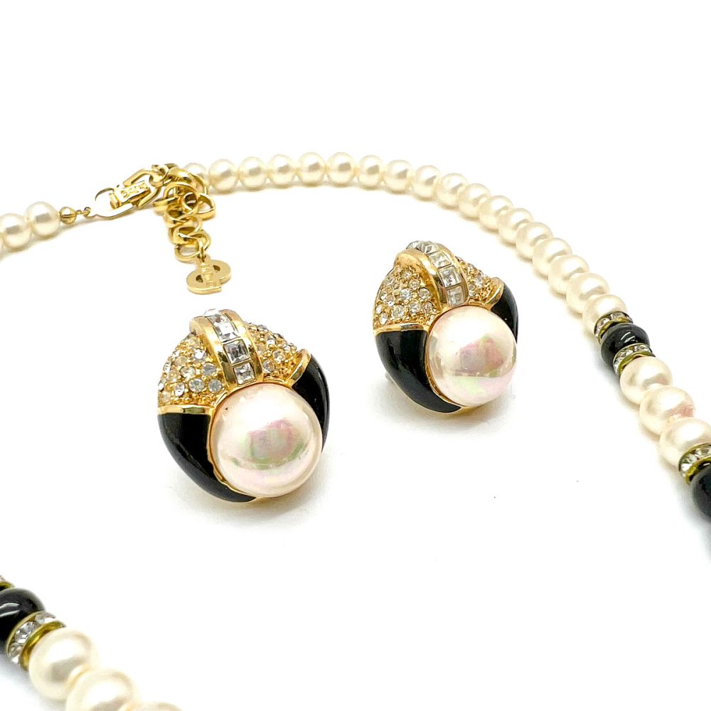 Vintage Dior Monochrome Necklace