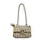 Jennifer Gibson Jewellery 1498 (2) Pearl Encrusted Handbag Pendant