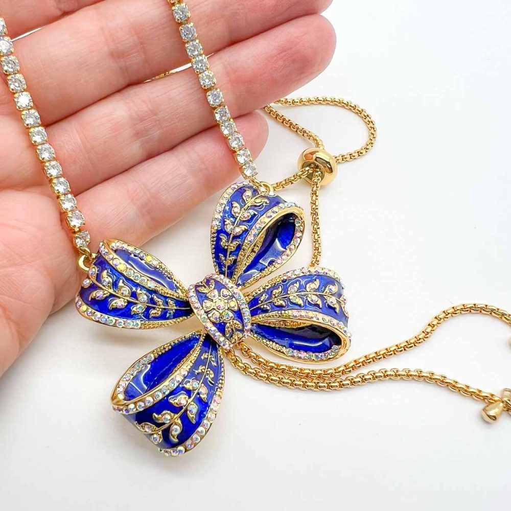 Vintage Butler & Wilson Bow Necklace