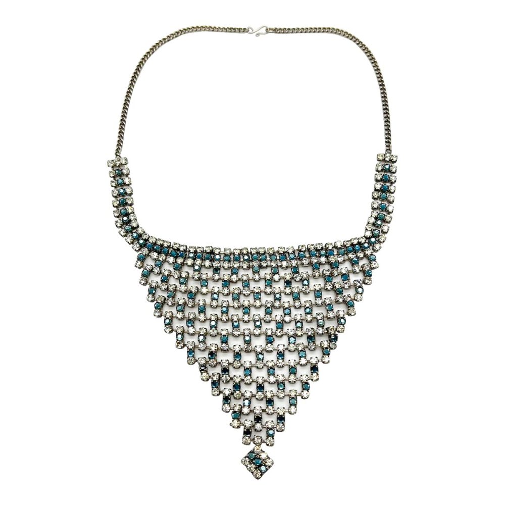Vintage Crystal Bib Necklace
