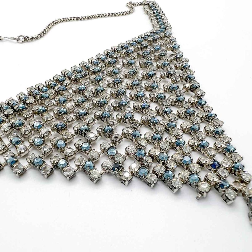Vintage Crystal Bib Necklace