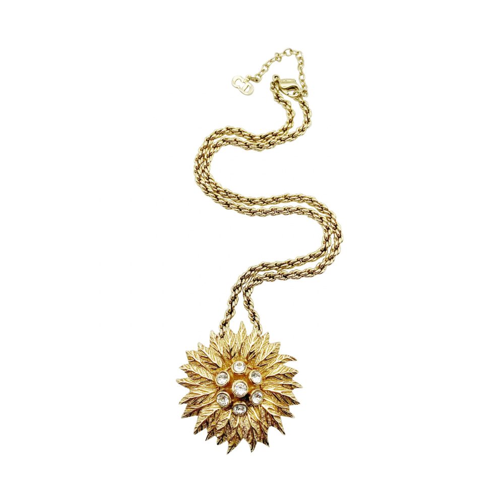 Vintage Dior Sunflower necklace