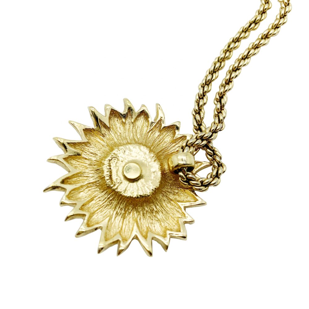 Vintage Dior Sunflower necklace