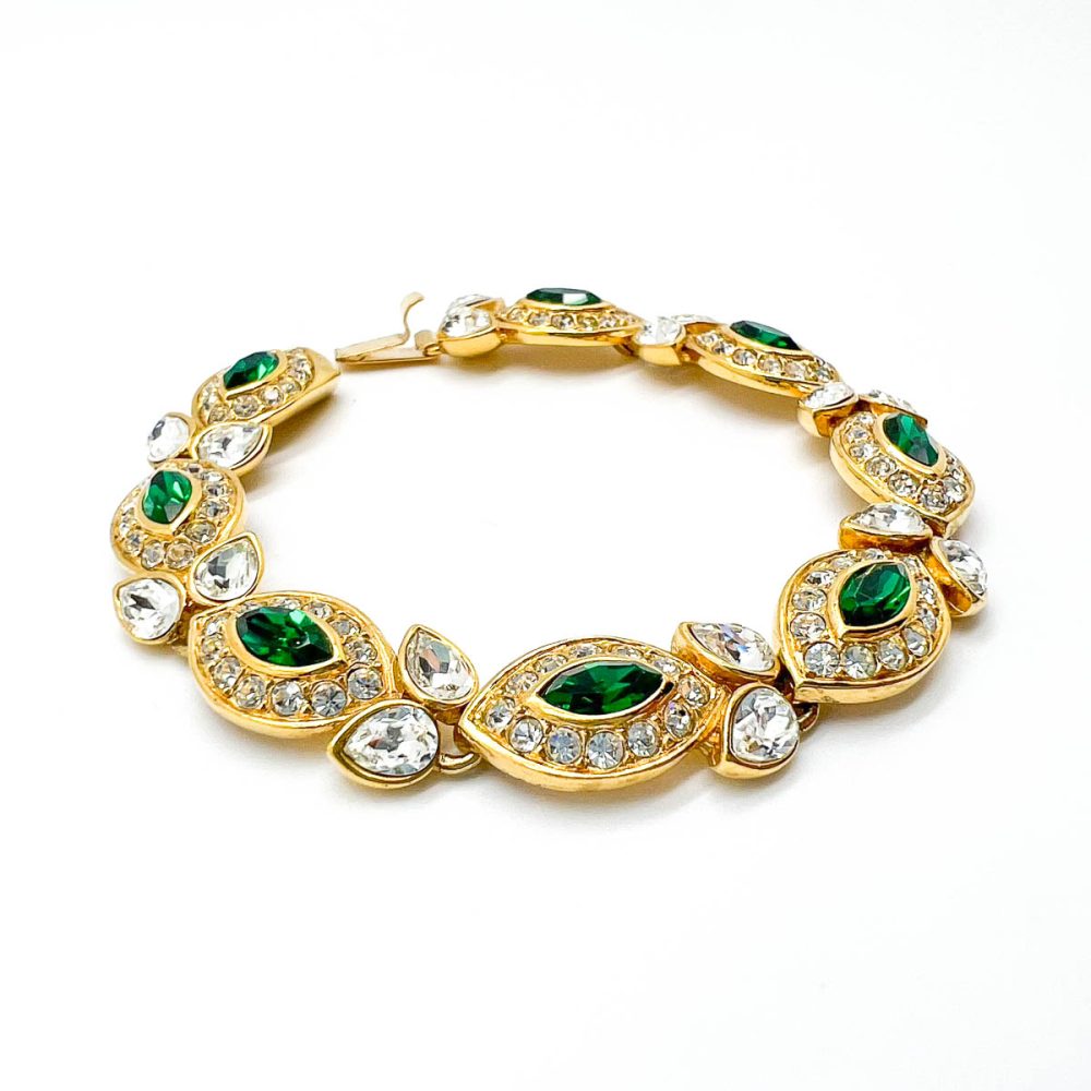 Vintage Attwood & Sawyer Emerald Bracelet