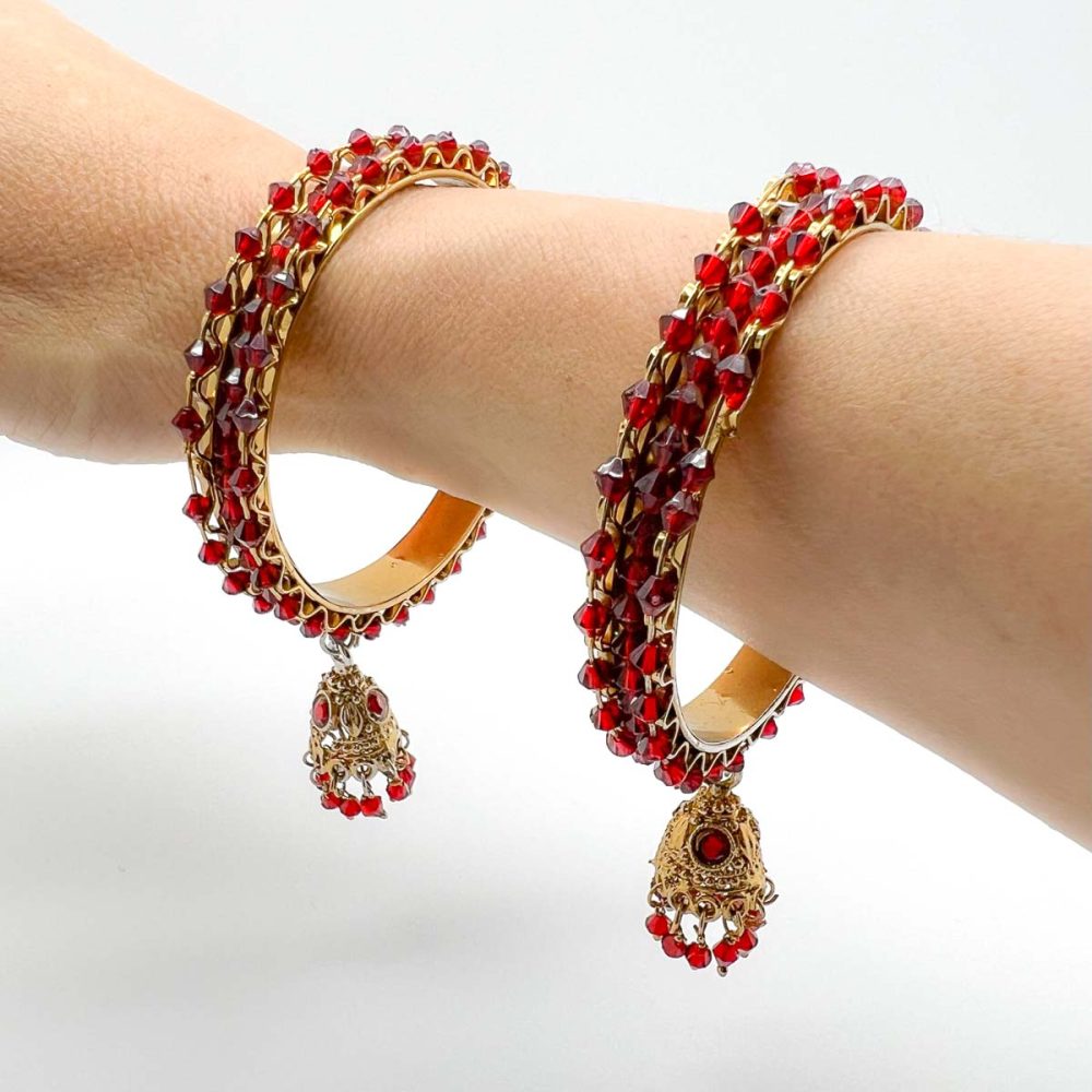 Garnet Stacking Bangles