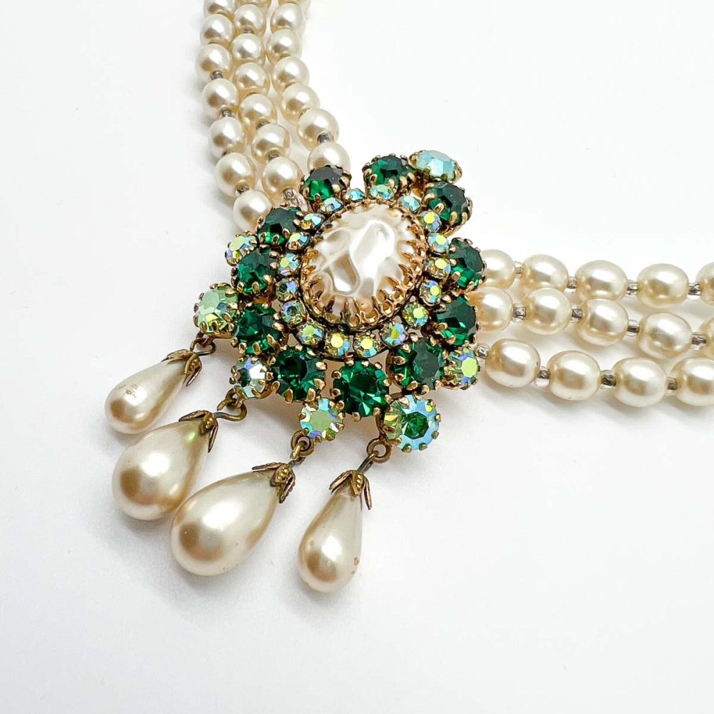Vintage Regency Droplet Necklace